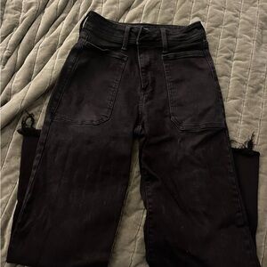 Just black denim sailor black denim size 26